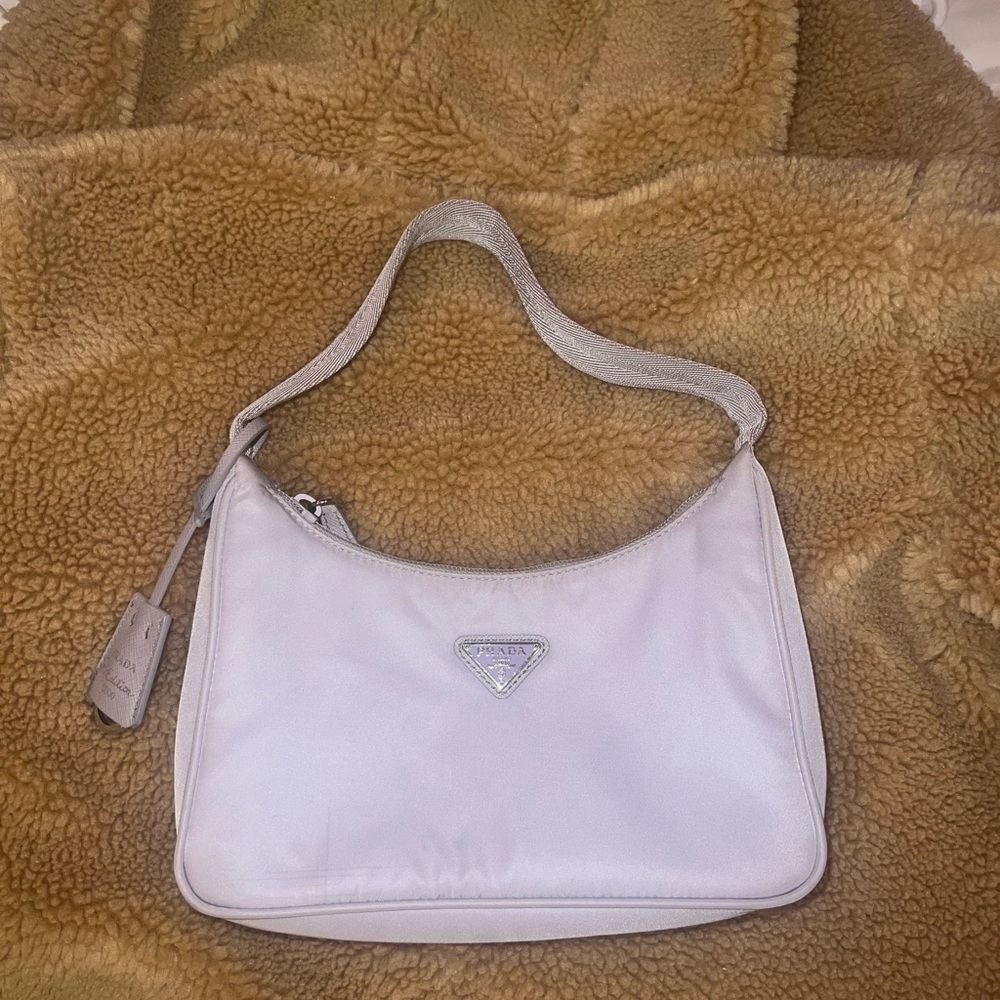 Authentic Prada Re-Edition 2000 Lavender Nylon Bag - image 3
